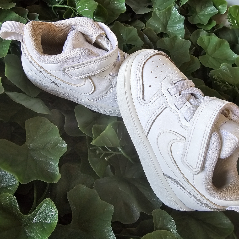 Nike Kids All-White Sneakers